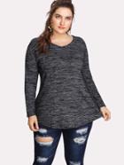 Romwe Space Dye T-shirt