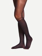 Romwe Two Tone Striped Tights