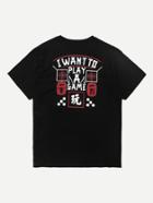Romwe Men Chinese Letter Printed T-shirt