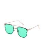 Romwe Top Bar Metal Frame Sunglasses