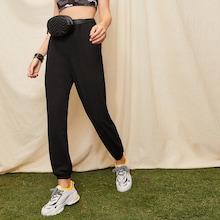 Romwe Slant Pocket Lantern Pants Without Bag