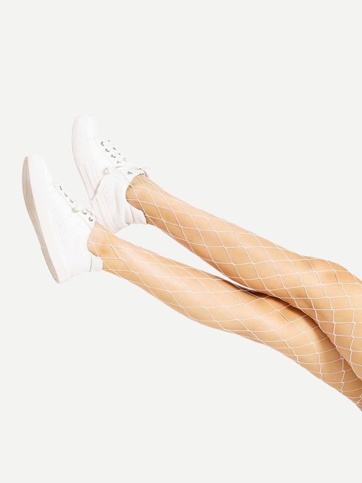 Romwe Sexy Fishnet Tight