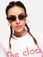 Romwe Skinny Frame Cat Eye Sunglasses