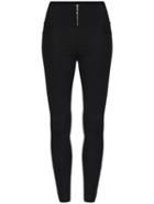 Romwe Zipper Slim Black Pant