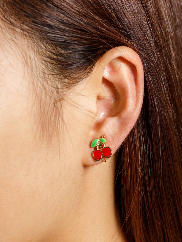 Romwe Cherry Shaped Ear Cuff 1pcs