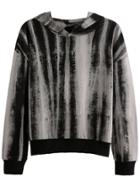 Romwe Tie Dye Dropped Shoulder Seam Hooded Sweatshirt