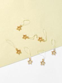 Romwe Hollow Star Design Hair Tie Set