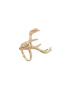 Romwe Gold Lucky Deer Simple Ring