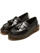 Romwe Black With Tassel Round Toe Flat Shoes