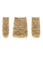 Romwe Champagne Blonde Clip In Curly Hair Extension 3pcs
