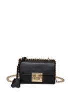 Romwe Press Lock Flap Bag With Chain