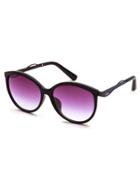 Romwe Black Frame Large Lens Sunglasses