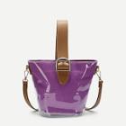 Romwe Pvc Shoulder Bag With Convertible Strap