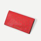 Romwe Rivet Design Flap Clutch Bag