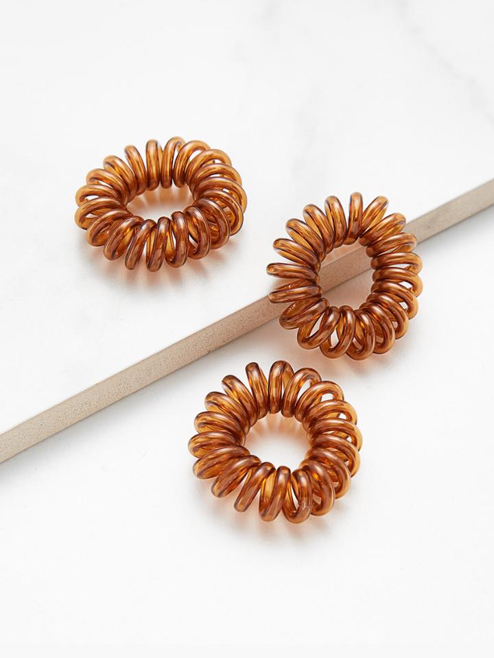 Romwe Coil Hair Ties 3pcs