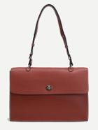 Romwe Pu Shoulder Bag With Pouch