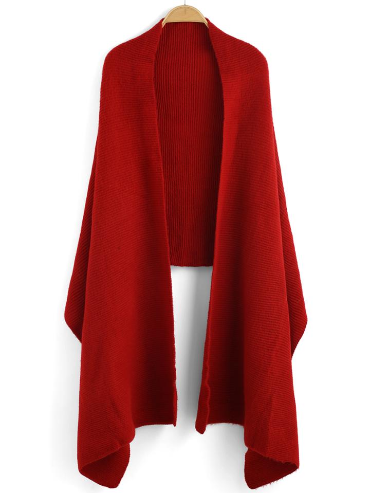 Romwe Fashion Maroon Scarf