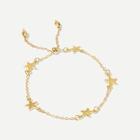 Romwe Star Detail Chain Bracelet