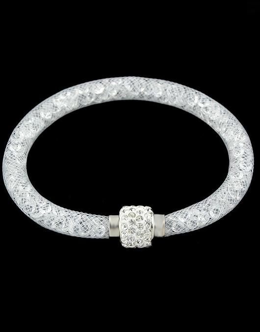 Romwe White With Diamond Bracelet