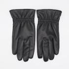 Romwe Men Pu Leather Gloves