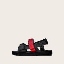 Romwe Guys Two Tone Open Toe Sandals