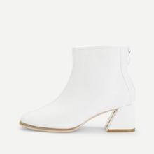 Romwe Knit Ankle Boots