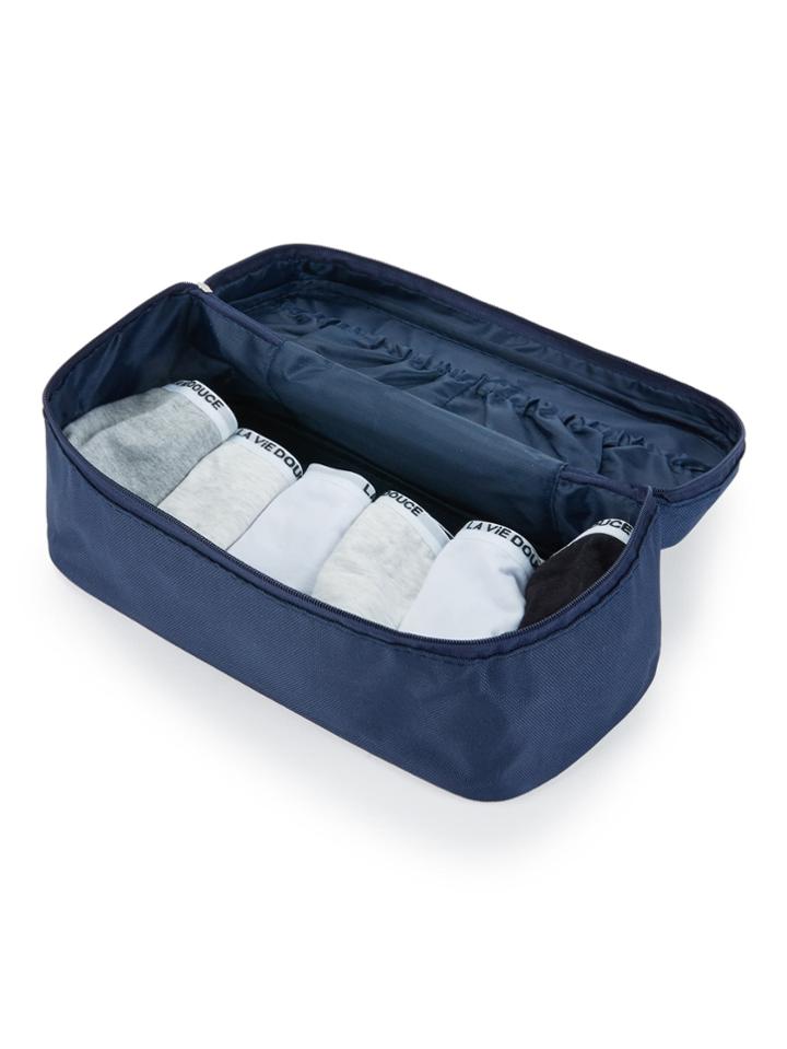 Romwe Calico Print Storage Pouch