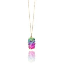 Romwe Stone Pendant Necklace Random Size & Color