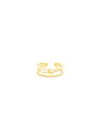 Romwe Knot Design Hollow Ring