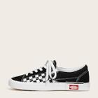 Romwe Gingham Print Canvas Sneakers