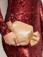 Romwe Beige Colorful Glossy Zip Closure Cute Candy Bag