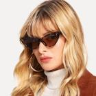 Romwe Star Detail Cat Eye Sunglasses