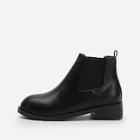 Romwe Solid Chelsea Boots