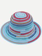 Romwe Multicolor Striped Bucket Hat