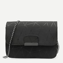 Romwe Prism Flap Crossbody Bag