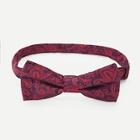 Romwe Men Paisley Bow Tie