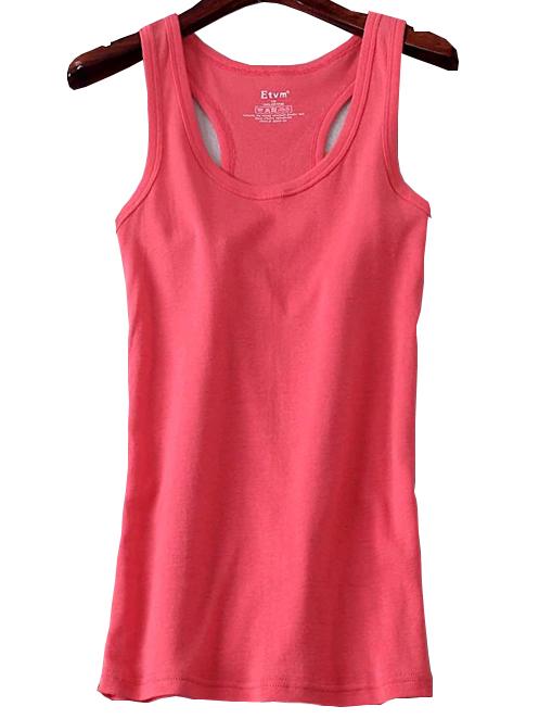 Romwe Y-back Melon Tank Top