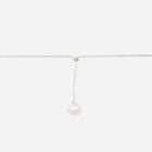 Romwe Pearl Pendant Chain Necklace