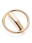 Romwe Gold Ring Shaped Hair Clip