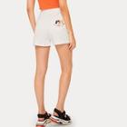 Romwe Angel Print Denim Shorts