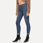 Romwe Striped Embroidery Solid Jeans