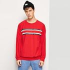 Romwe Guys Striped Tunic Pullover