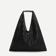 Romwe Pleated Design Tote Bag