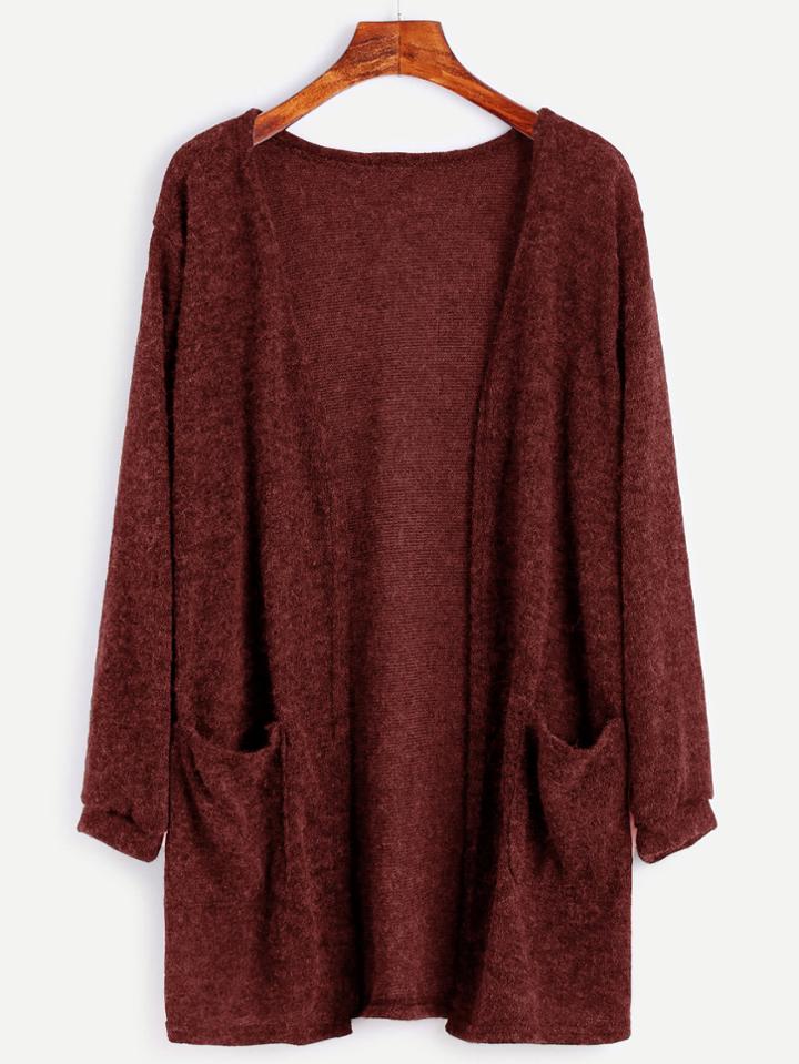 Romwe Dual Pocket Cardigan