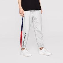 Romwe Guys Contrast Side Seam Letter Pants