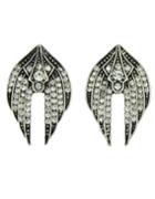 Romwe Fashion Vintage Style Flying Swallow Shaped Small Stud Earrings