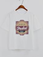 Romwe Grapic Print White T-shirt