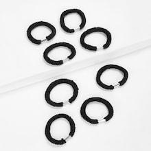 Romwe Plain Hair Tie 8pcs