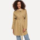 Romwe Single-breasted Belted Coat