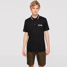 Romwe Guys Striped Collar Polo Shirt